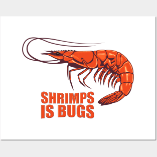 Shrimps is bugs. Posters and Art